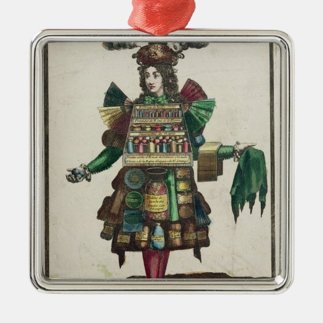 Adorno Metálico El traje del perfumista (Frente)