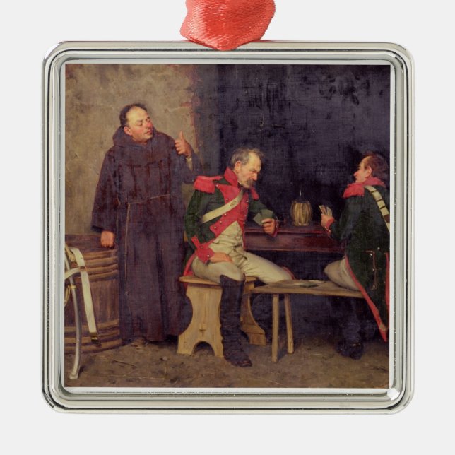 Adorno Metálico El tramposo (aceite en la lona) (uno de pares - (Frente)