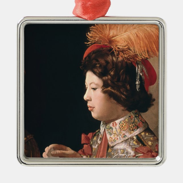 Adorno Metálico El tramposo con el as de diamantes (Frente)