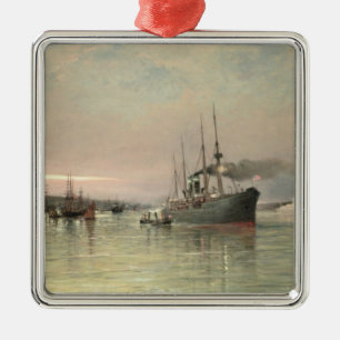 Adorno Metálico El trazador de líneas y el otro envío antes de la