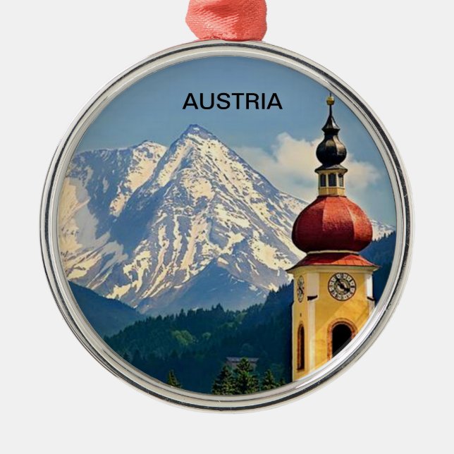 ADORNO METÁLICO EL TYROL, AUSTRIA (Frente)