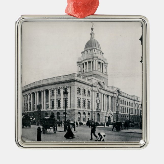 Adorno Metálico El viejo bailey, Londres (Frente)