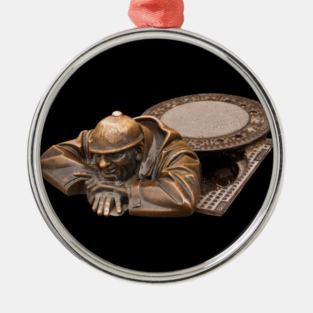 Adorno Metálico El vigilante (Frente)