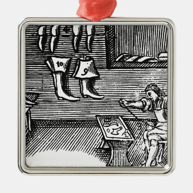 Adorno Metálico El zapatero (Frente)