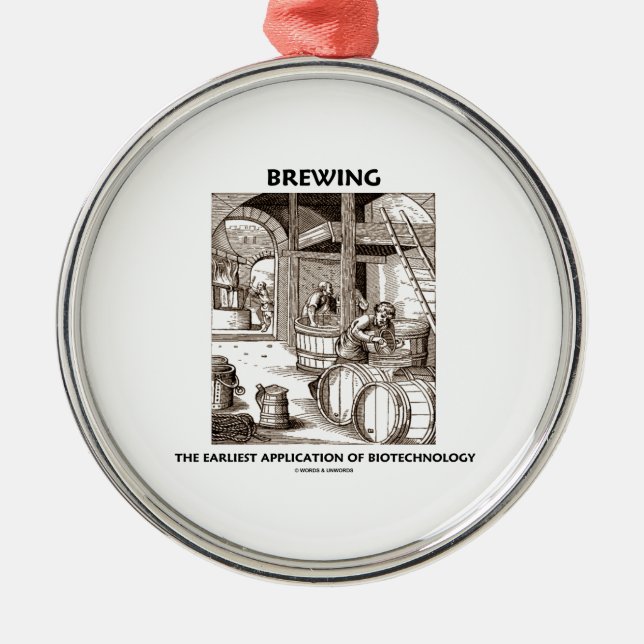 Adorno Metálico Elaboración de la cerveza del uso más temprano de (Frente)