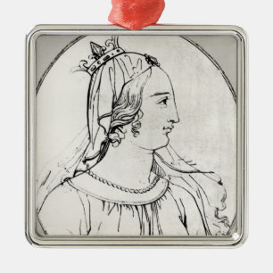 Adorno Metálico Eleanor de Aquitania