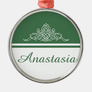 Adorno Metálico Elegante diseño floral