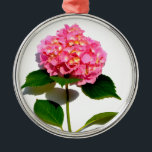 Adorno Metálico Elegante hormigón rosa rosa floral rosa<br><div class="desc">hidrangea rosa bonito -</div>