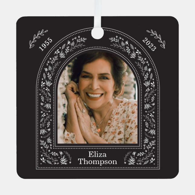 Adorno Metálico Elegante monumento floral (Anverso)