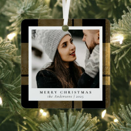 Adorno Metálico Elegante Navidades de oro de moda, fotografía de p