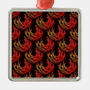 Adorno Metálico Elegante patrón de arte abstracto boho moderno lin