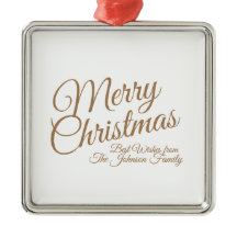 Elegante Personalizado Navidades de vacaciones nom