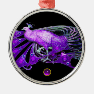 ADORNO METÁLICO ELEGANTE PICOCA EN PURPLE AMETHYST