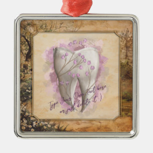 Adorno Metálico Elegante regalo odontológico antiguo de moda