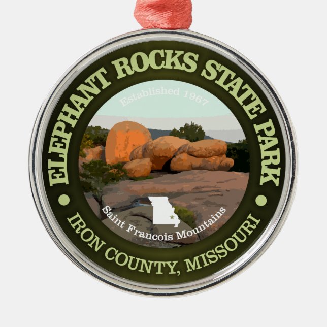 Adorno Metálico Elephant Rocks SP (Frente)