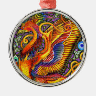 Adorno Metálico Elipharon Premium Round Ornament