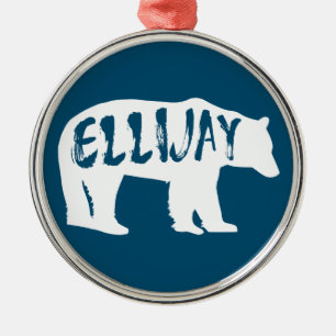 Adorno Metálico Ellijay Georgia Bear