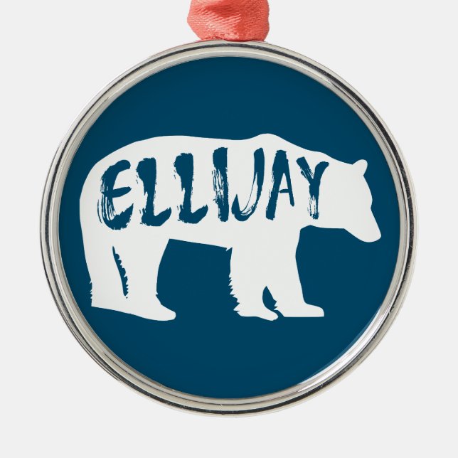 Adorno Metálico Ellijay Georgia Bear (Frente)