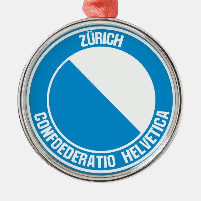 Adorno Metálico Emblem de Ronda de Zürich (Frente)