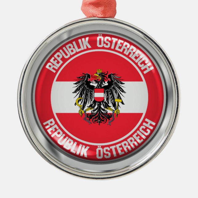 Adorno Metálico Emblema de la Ronda Austria (Frente)