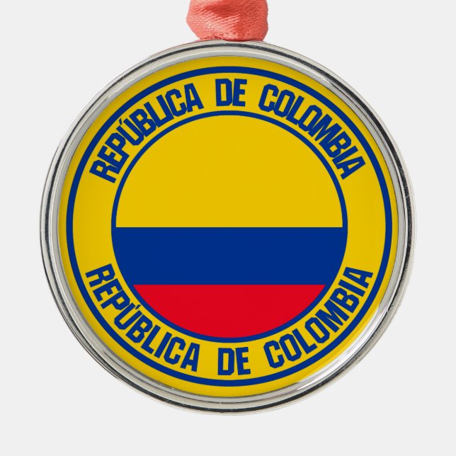 Adorno Metálico Emblema de la Ronda Colombia (Frente)