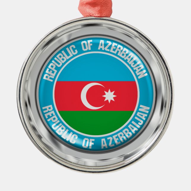 Adorno Metálico Emblema de la Ronda de Azerbaiyán (Frente)