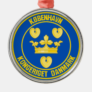 Adorno Metálico Emblema de la Ronda de Copenhague