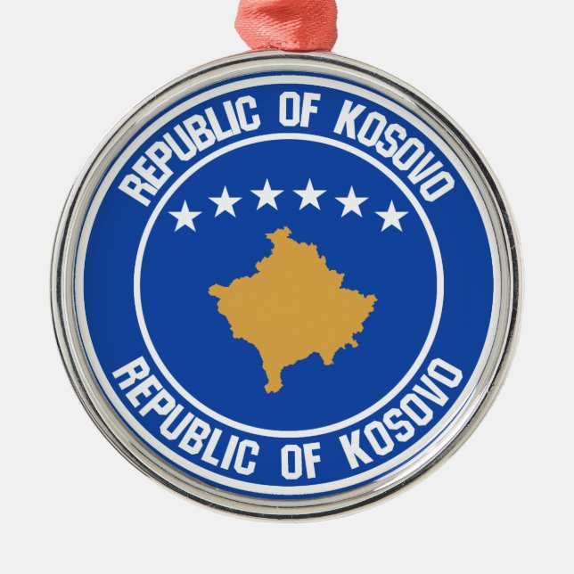 Adorno Metálico Emblema de la Ronda de Kosovo (Frente)