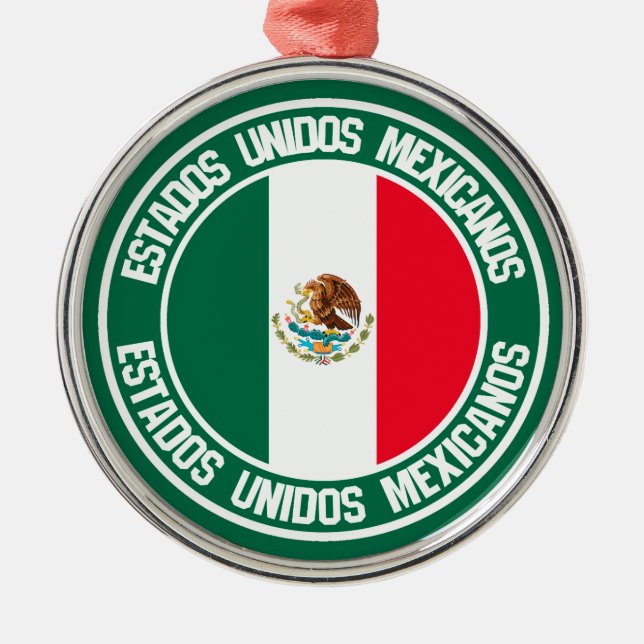 Adorno Metálico Emblema de la Ronda de México (Frente)