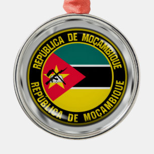 Adorno Metálico Emblema de la Ronda de Mozambique