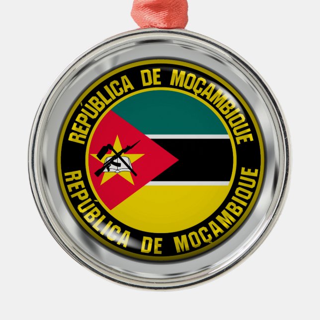 Adorno Metálico Emblema de la Ronda de Mozambique (Frente)