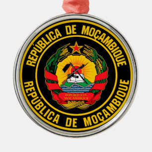 Adorno Metálico Emblema de la Ronda de Mozambique