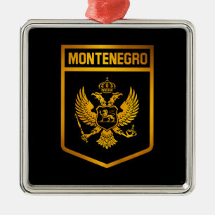 Adorno Metálico Emblema de Montenegro