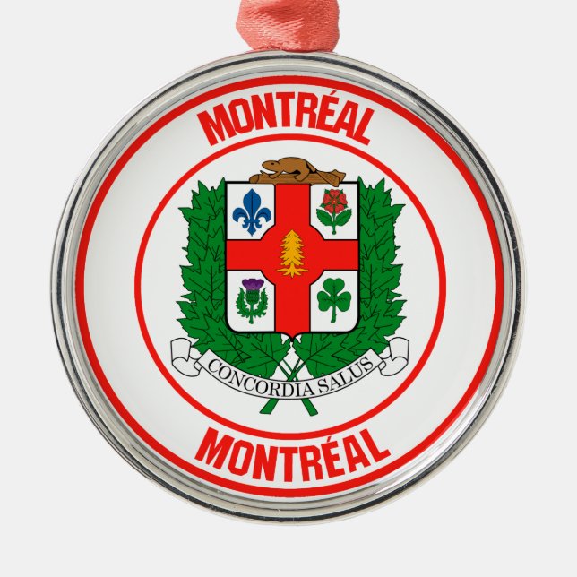 Adorno Metálico Emblema de Ronda de Montreal (Frente)