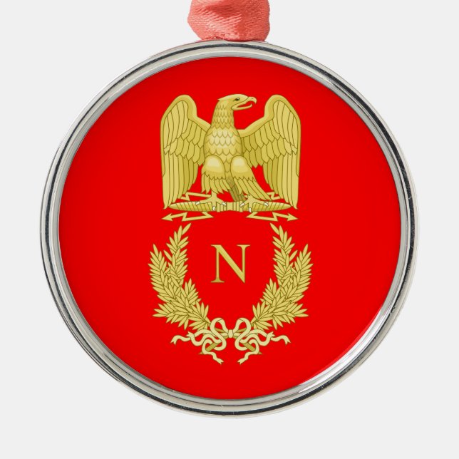 Adorno Metálico Emblema imperial de Napoleon I Eagle en el (Frente)