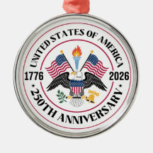 Emblema Patriótico del Águila del 250 Aniversario