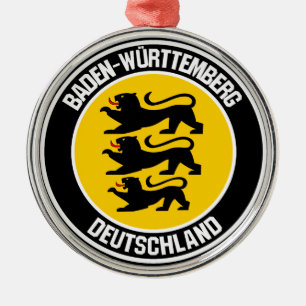 Adorno Metálico Emblema redondo de Baden-Württemberg