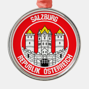 Adorno Metálico Emblema Redondo de Salzburgo