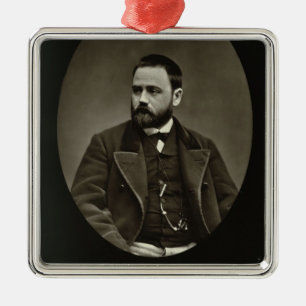 Adorno Metálico Emile Zola (1840-1902) de 'Galerie Contemporaine