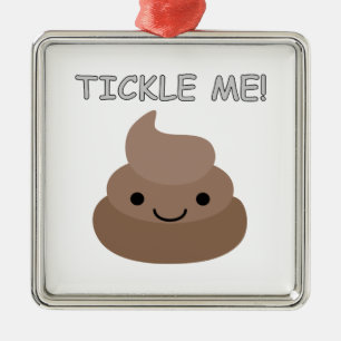 Adorno Metálico Emoji Cute Tickle Me Poop