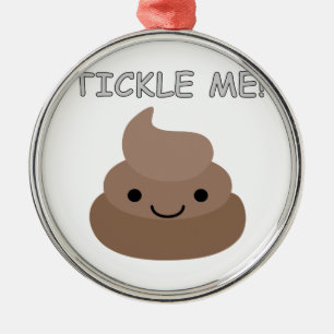 Adorno Metálico Emoji Cute Tickle Me Poop