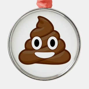 Adorno Metálico emoji de poop