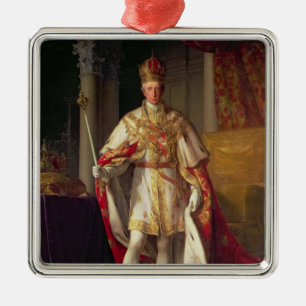 Adorno Metálico Emperador Francisco II de Austria