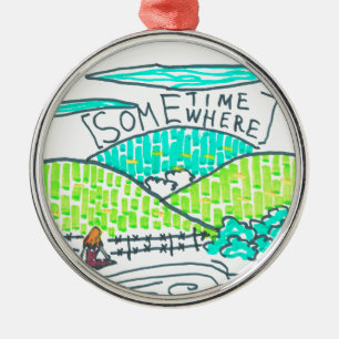 Adorno Metálico En algún momento / en algún momento