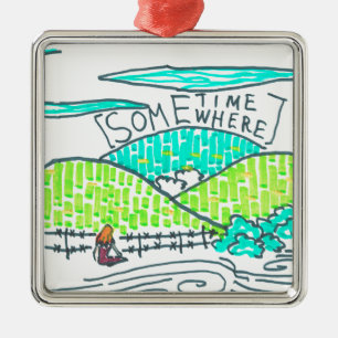 Adorno Metálico En algún momento / en algún momento