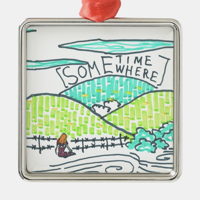 Adorno Metálico En algún momento / en algún momento (Frente)