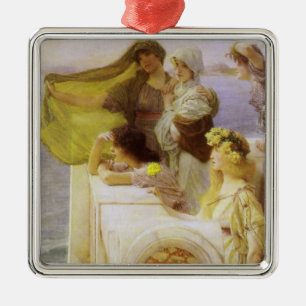 Adorno Metálico En la Cuna de Afrodita de Sir Lawrence Alma Tadema