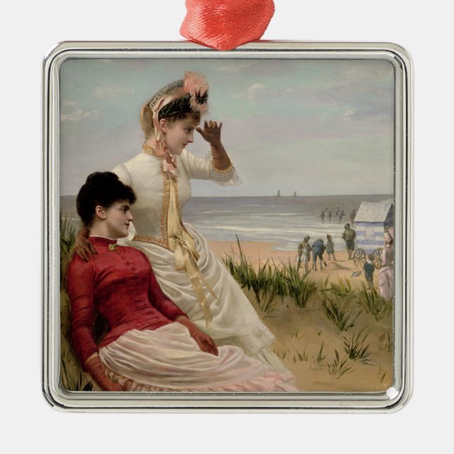 Adorno Metálico En la playa (Frente)