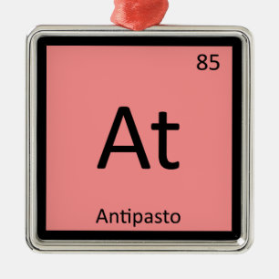 Adorno Metálico En - Química de Antipasto Aperitivo Tabla Periódic