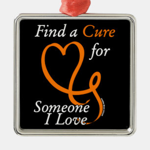 Adorno Metálico Encuentra una cura/corazón/alguien a quien amo...R